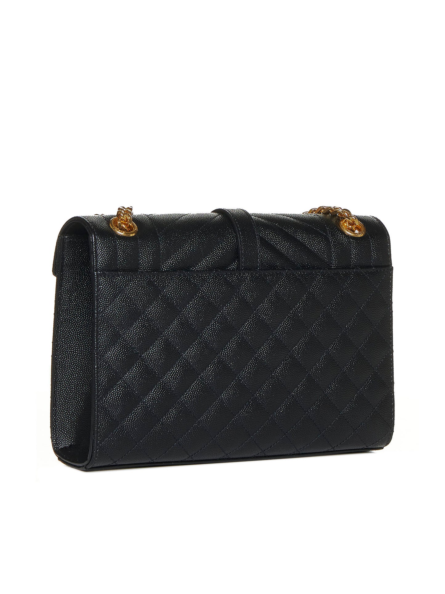 Envelope quilted leather medium bag