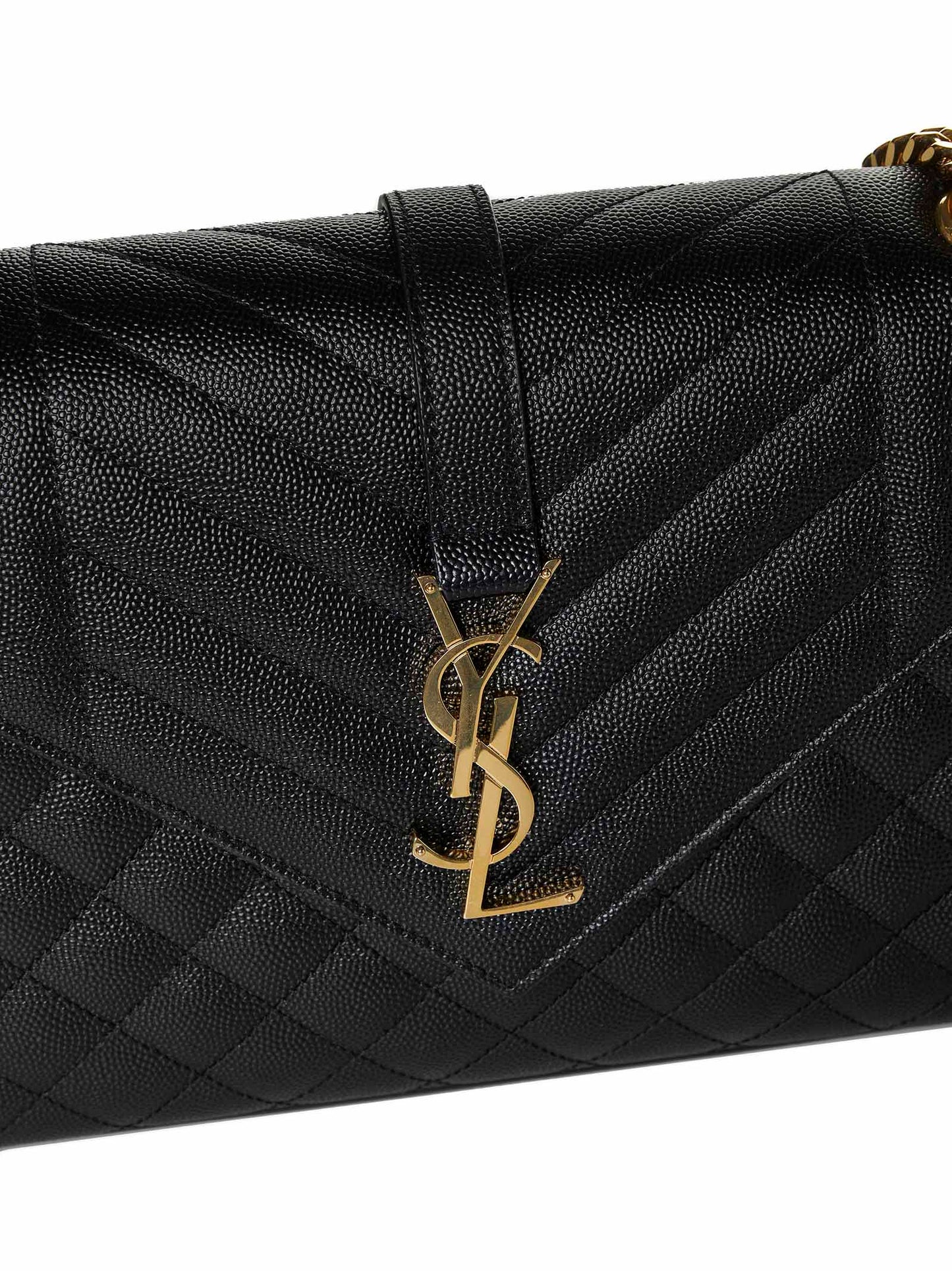 Envelope quilted leather medium bag