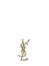 Gold metal Cassandre brooch