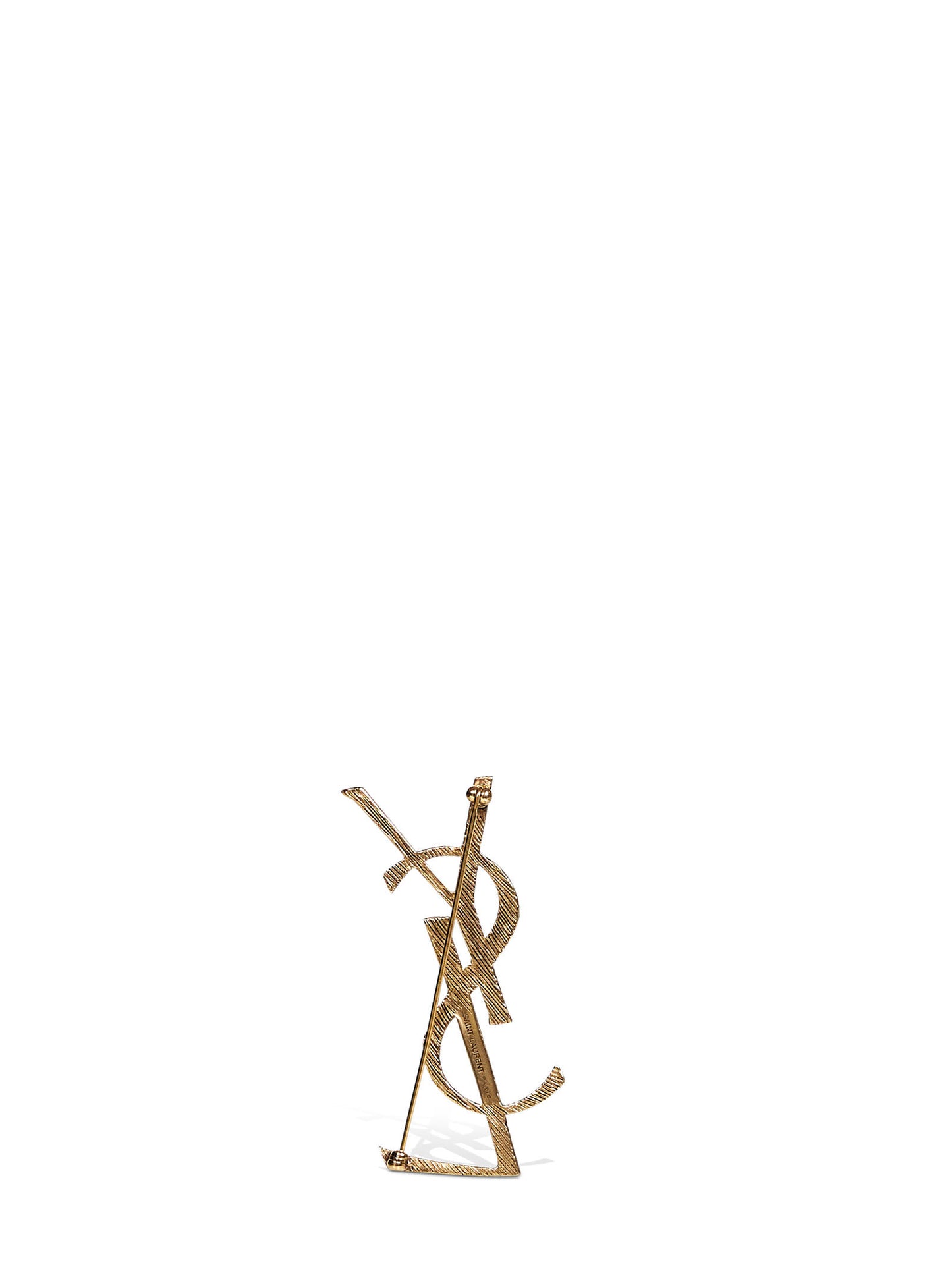 Gold metal Cassandre brooch