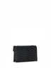 Pochette envelope con catena Cassandre Classica nera