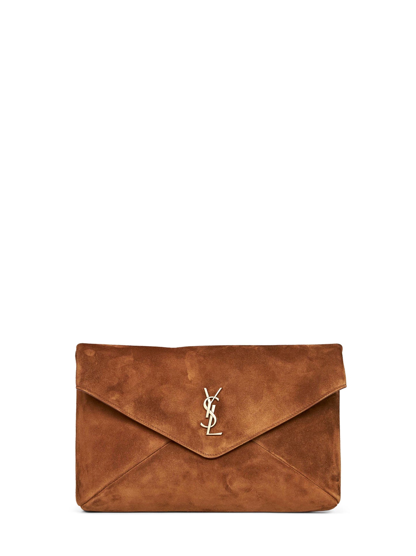 Caramel cognac Large Cassandre Envelope clutch