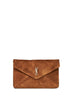 Caramel cognac Large Cassandre Envelope clutch