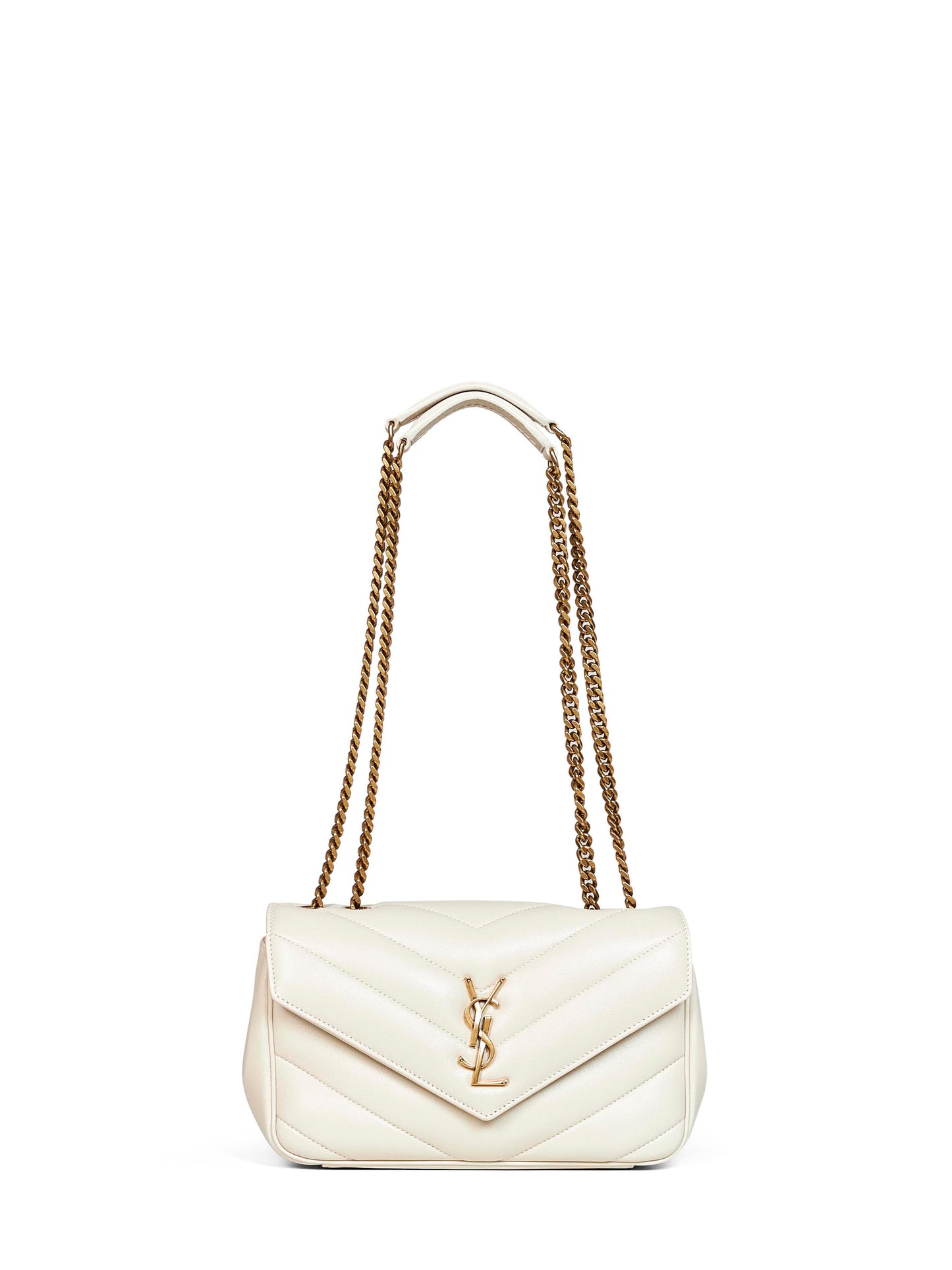 Borsa a spalla LouLou Small crema soft