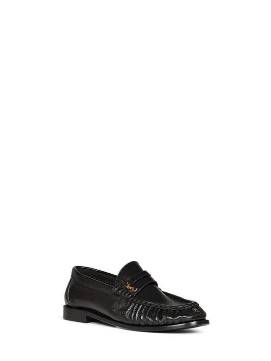 Black shiny nappa leather Le Loafer supple loafers