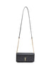 Black Cassandre phone holder with shoulder strap