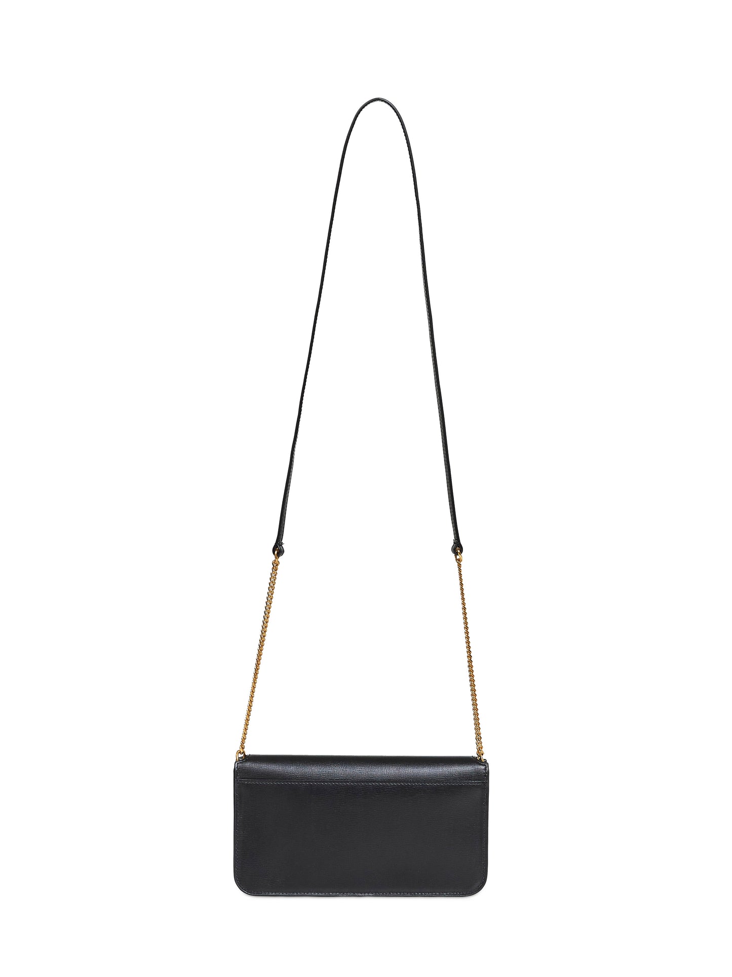 Black Cassandre phone holder with shoulder strap