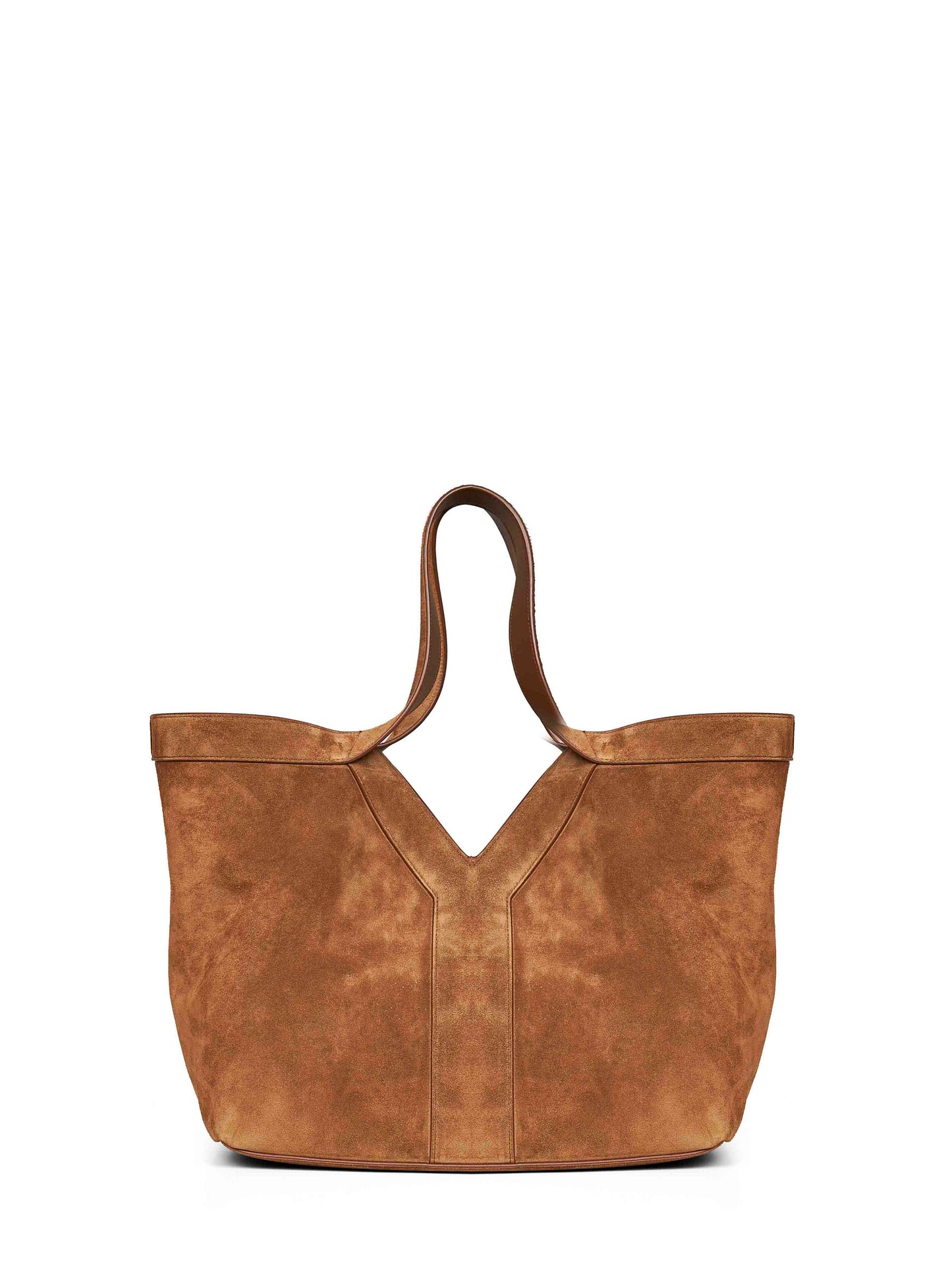 Borsa tote Y piccola cognac