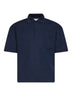 Blue cotton piqué Cassandre polo shirt