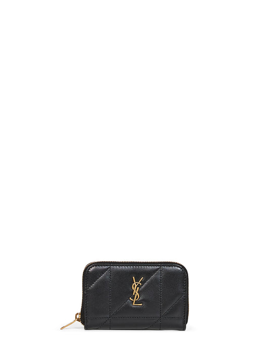 Black nappa leather Jamie coin purse