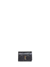 Black jamie slim tri-fold wallet in lambskin<BR/>