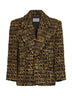 Khaki wool tweed jacket