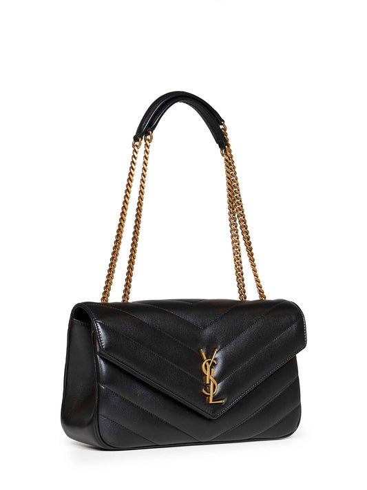 Black LouLou medium shoulder bag