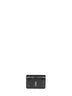 Black Niki slim tri-fold calf leather wallet <BR/>