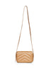 Borsa a tracolla LouLou Toy in cuoio naturale