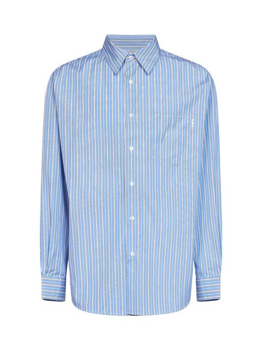 Striped cotton poplin Cassandre shirt