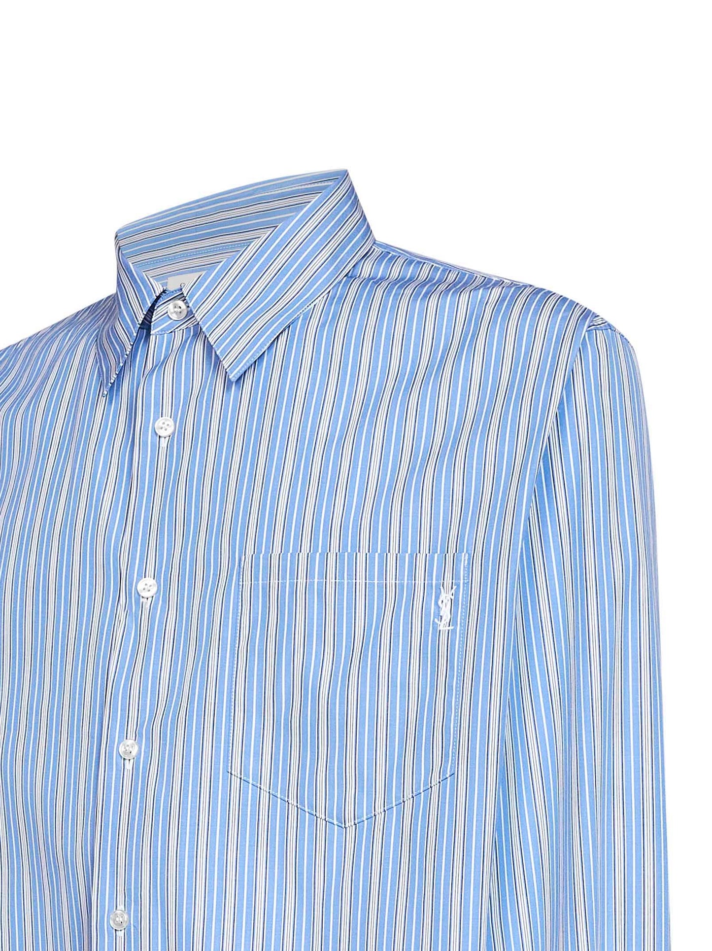 Camicia Cassandre in popeline di cotone a righe