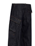 Jeans cargo in denim indaco