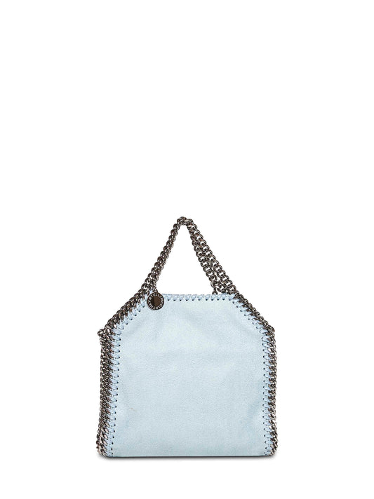Borsa Tote Micro Falabella blu ghiaccio
