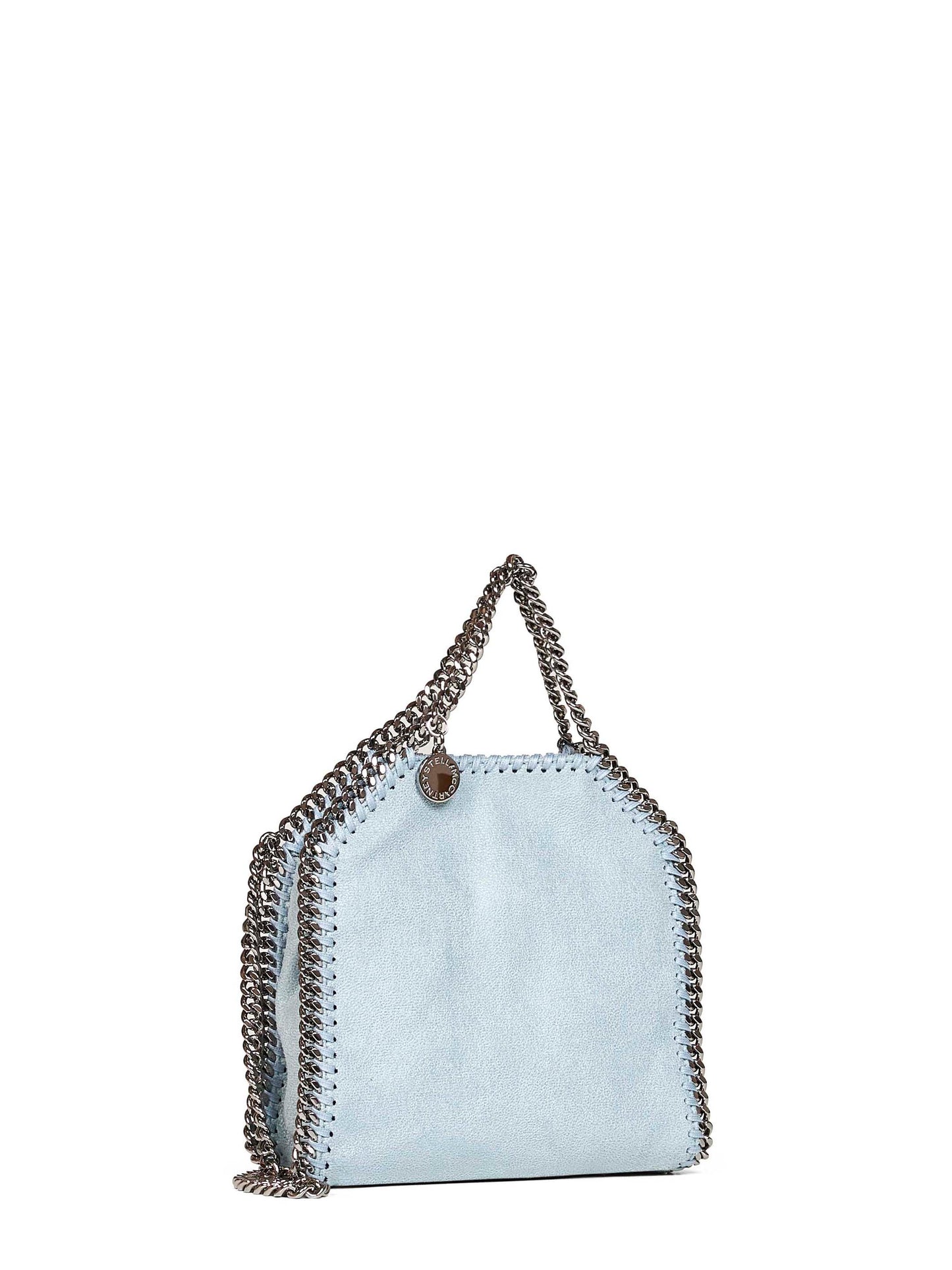 Ice blue Falabella Tiny Tote Bag