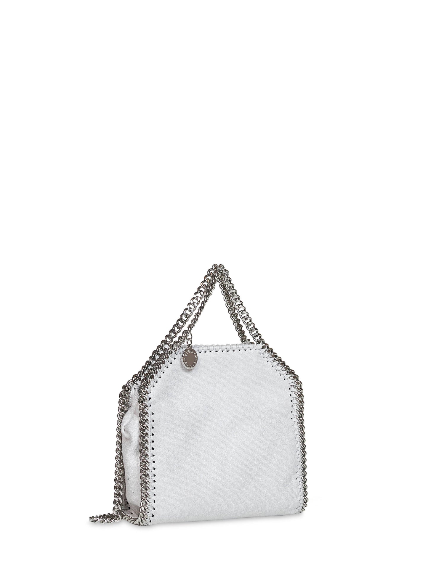 Borsa Tote Micro Falabella grigio perla
