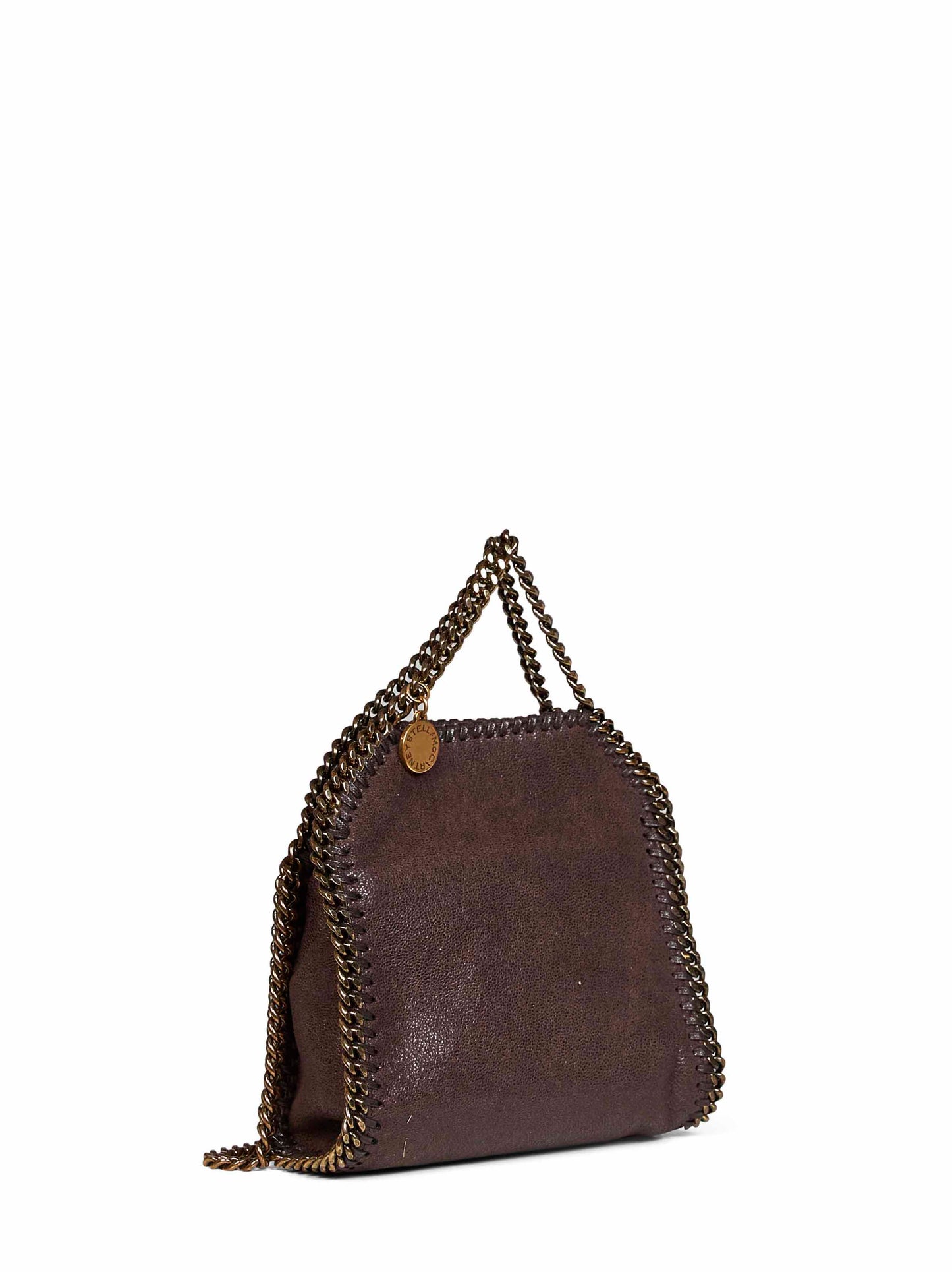 Mahogany Falabella Tiny Tote Bag