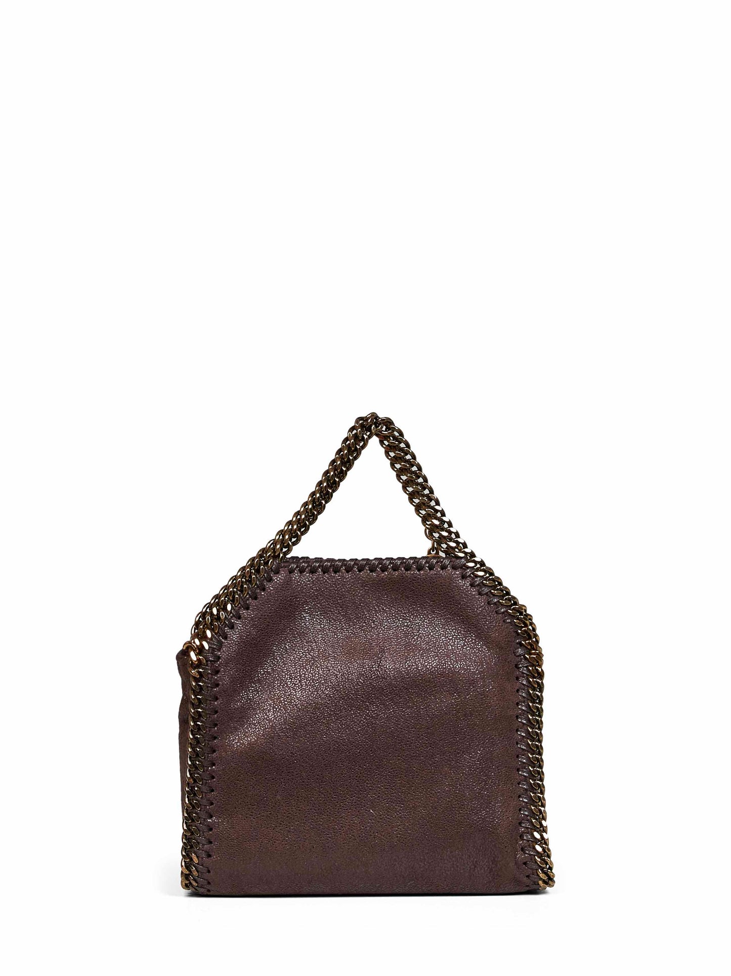 Mahogany Falabella Tiny Tote Bag