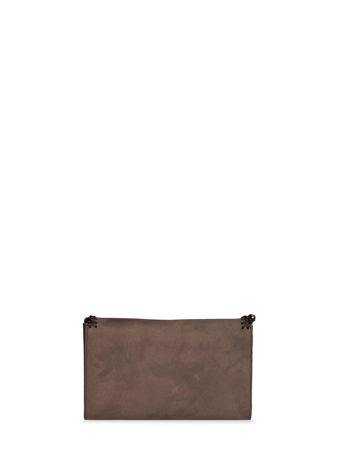 Dark taupe Falabella wallet crossbody bag