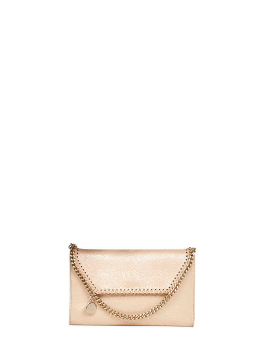 Borsa portafoglio a tracolla Falabella oro
