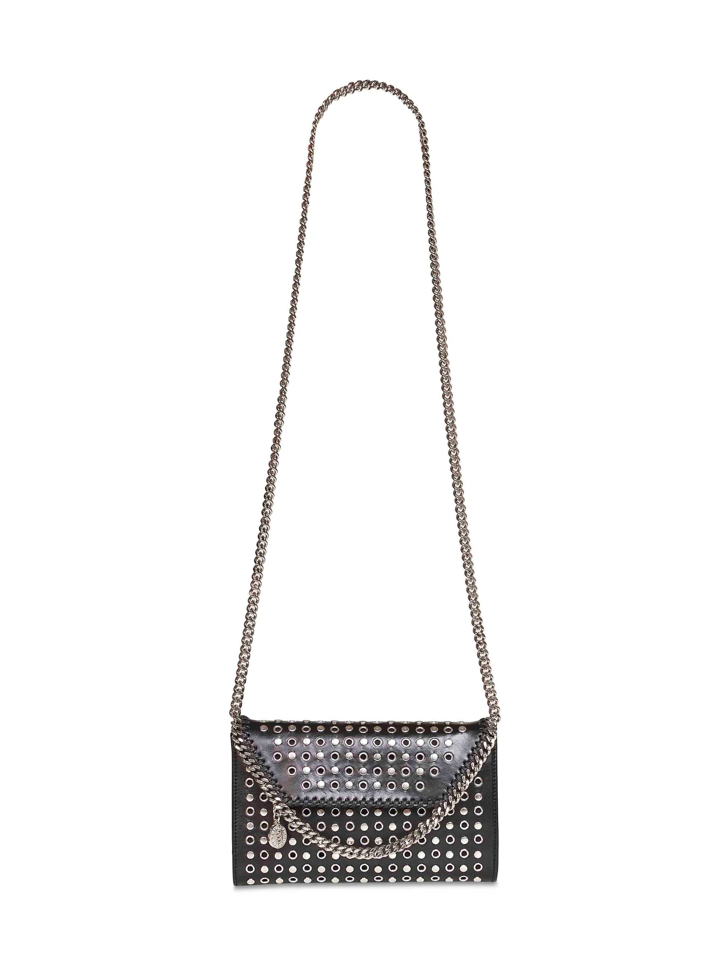 Borsa portafoglio a tracolla Falabella nera