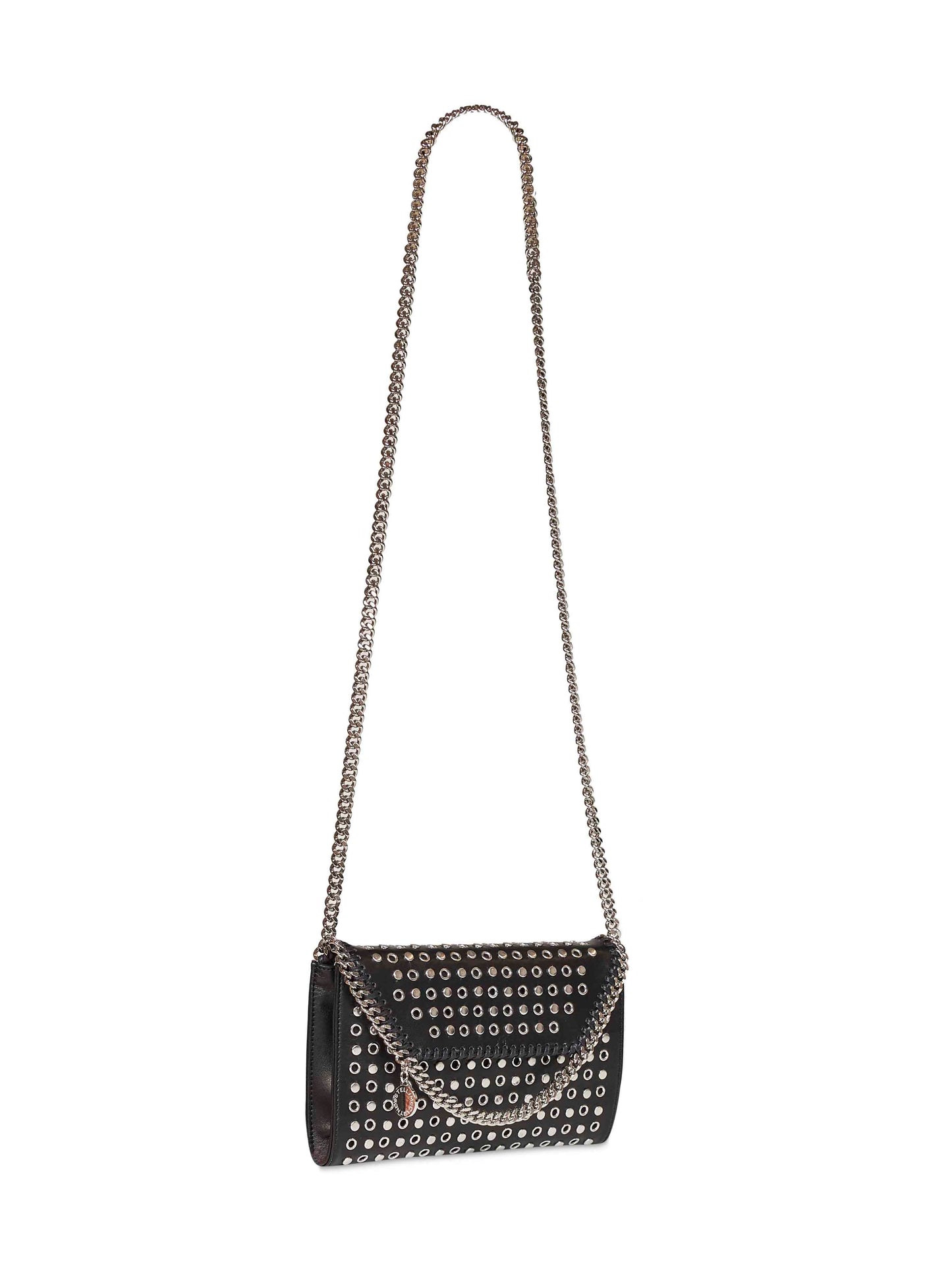 Borsa portafoglio a tracolla Falabella nera