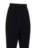 Black jersey stirrup trousers