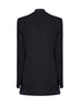 Black wool embellished blazer