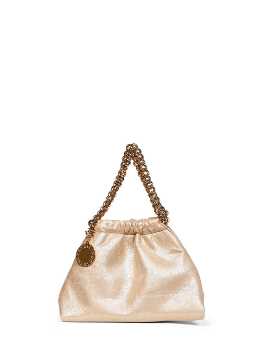 Pyrite Falabella mini drawstring crossbody bag