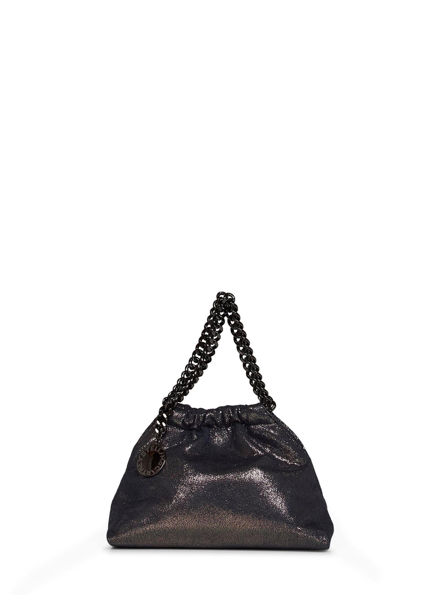 Dark navy Falabella mini drawstring crossbody bag