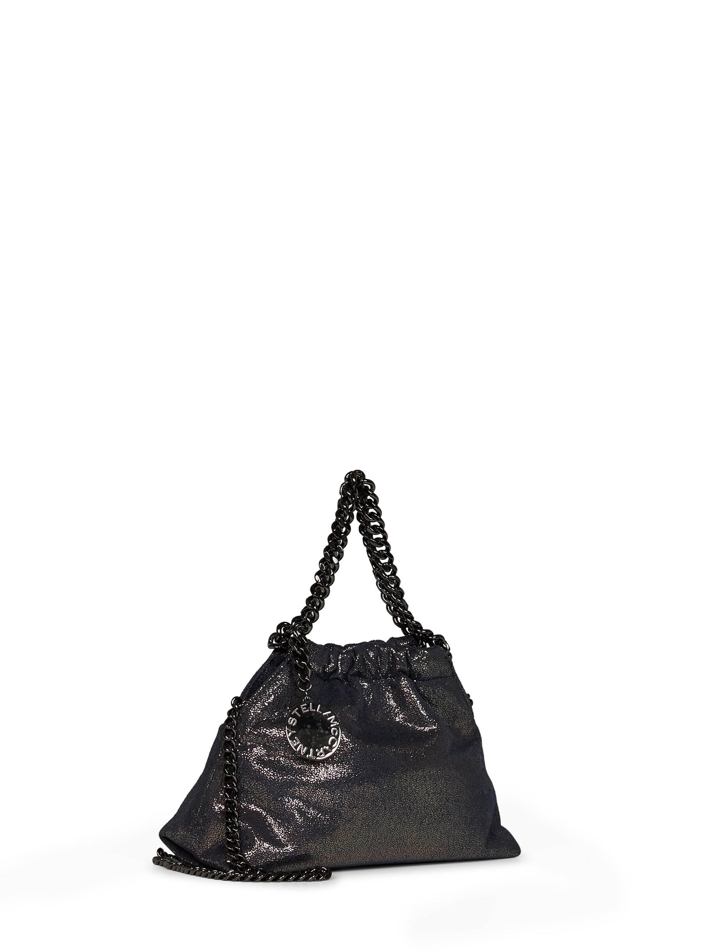 Dark navy Falabella mini drawstring crossbody bag