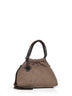 Dark taupe Falabella mini drawstring crossbody bag