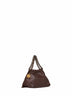 Borsa a tracolla mini con coulisse Falabella mogano
