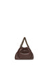 Borsa a tracolla mini con coulisse Falabella mogano