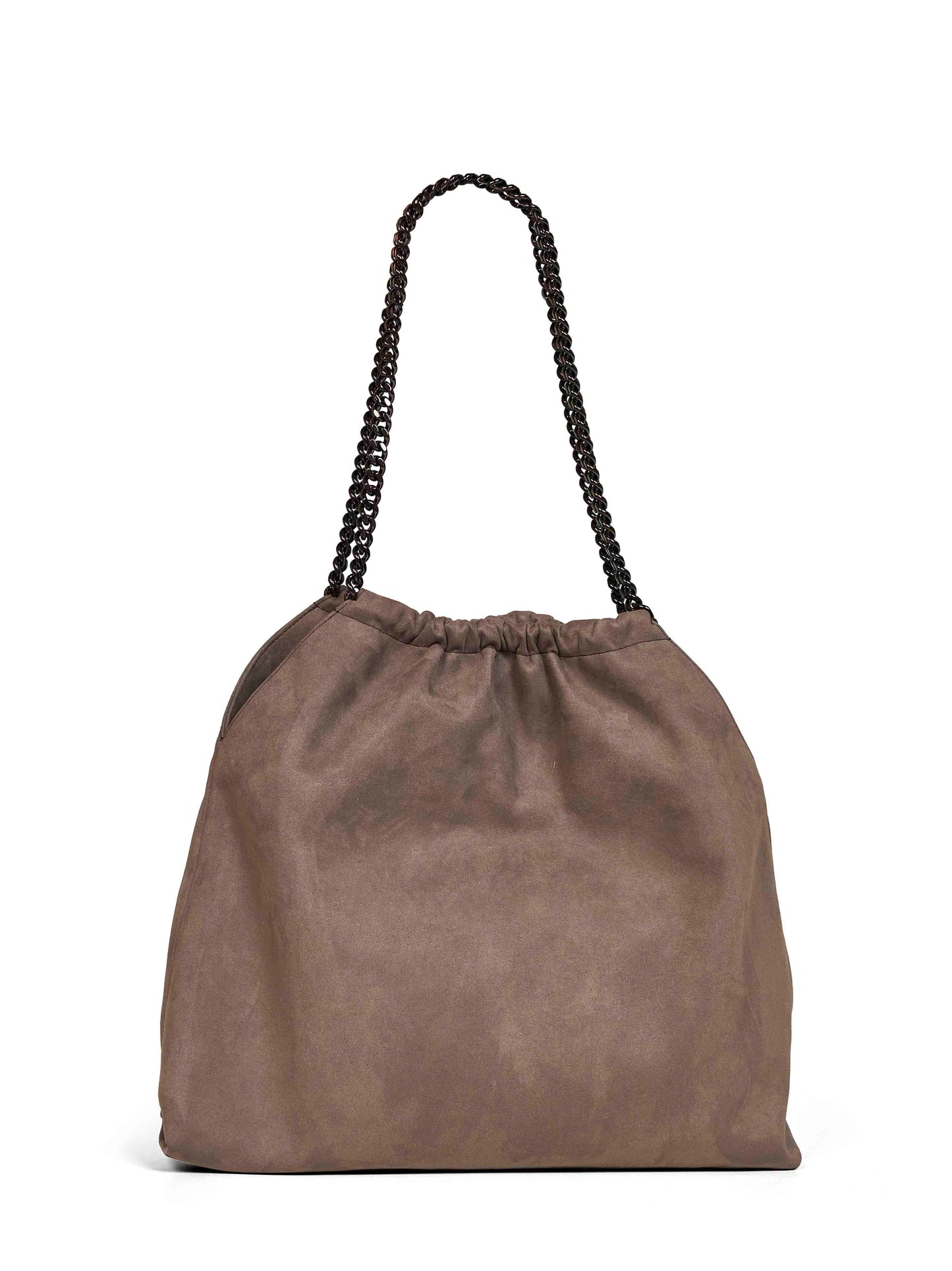 Borsa a spalla Falabella Media con Coulisse tortora scuro