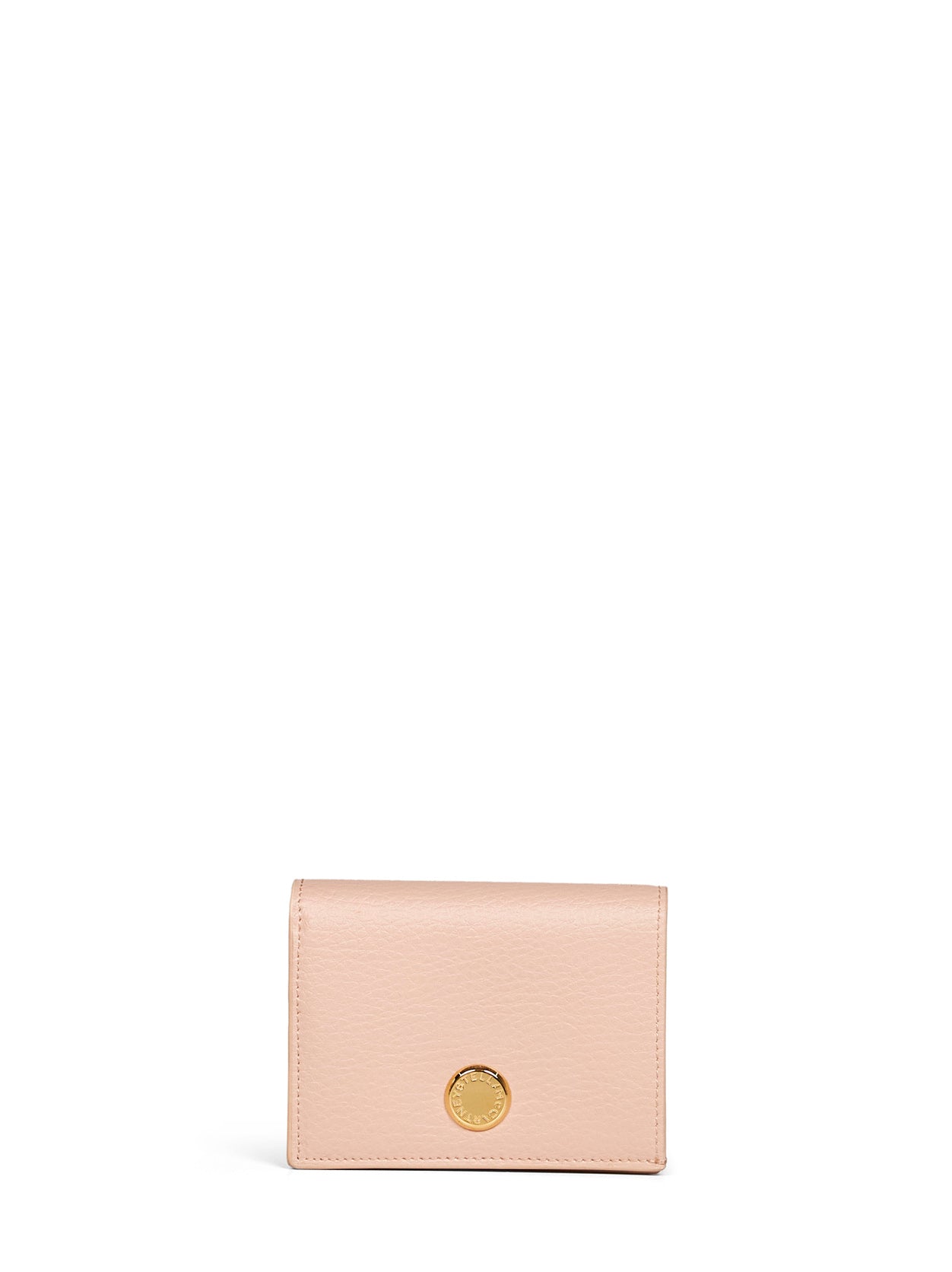 Portaoglio bi-fold Logo cipria
