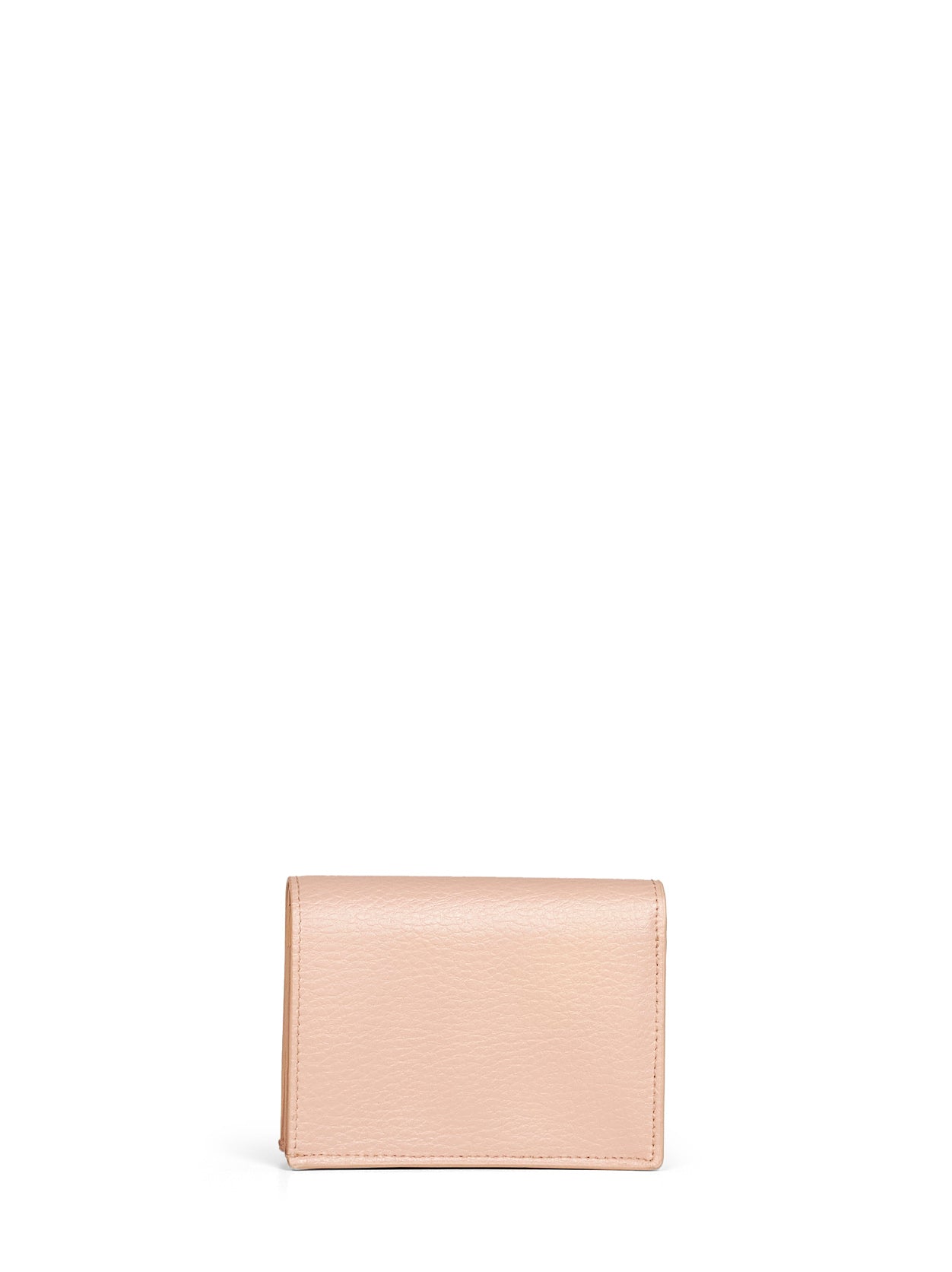 Portaoglio bi-fold Logo cipria