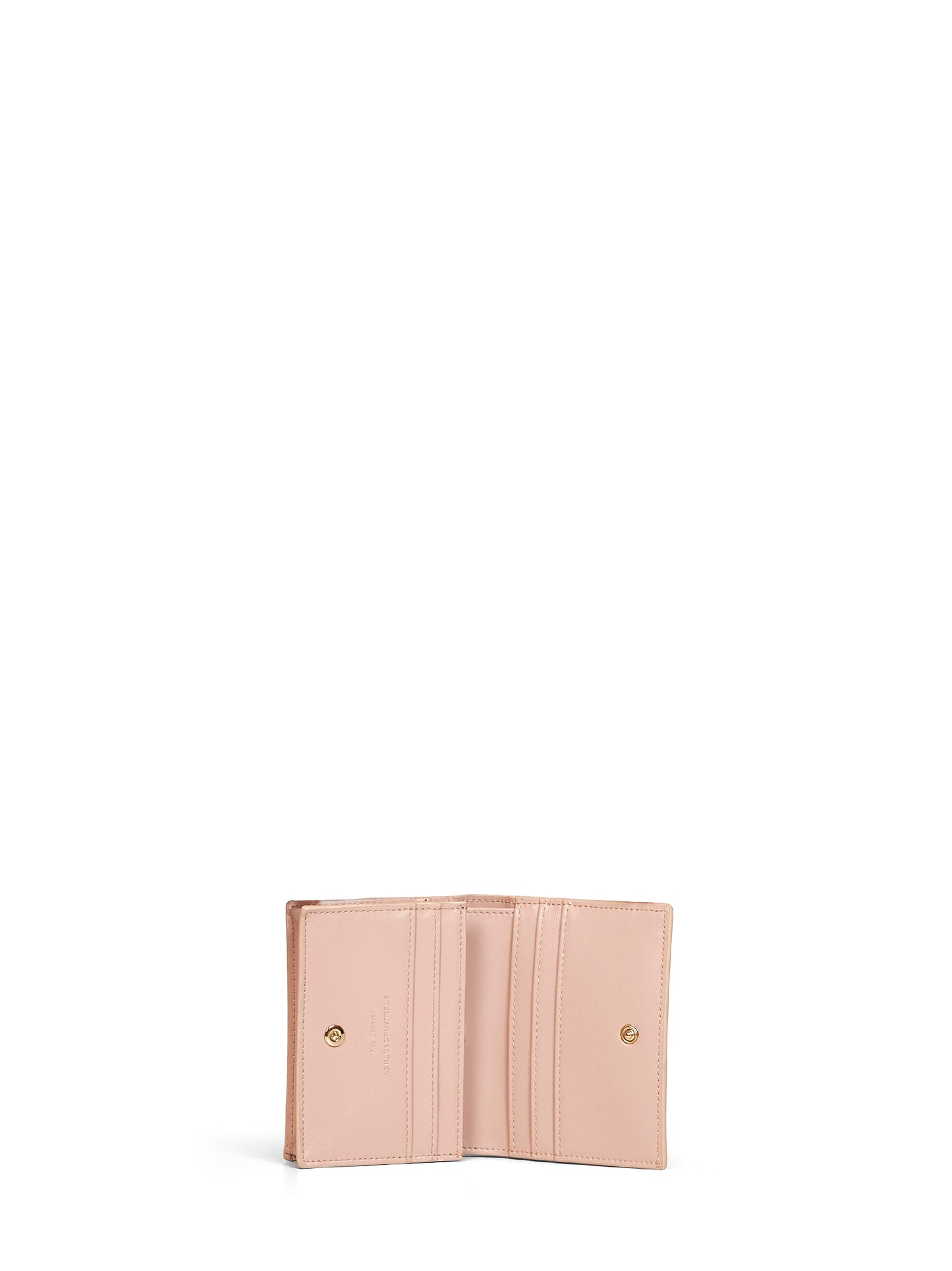 Portaoglio bi-fold Logo cipria