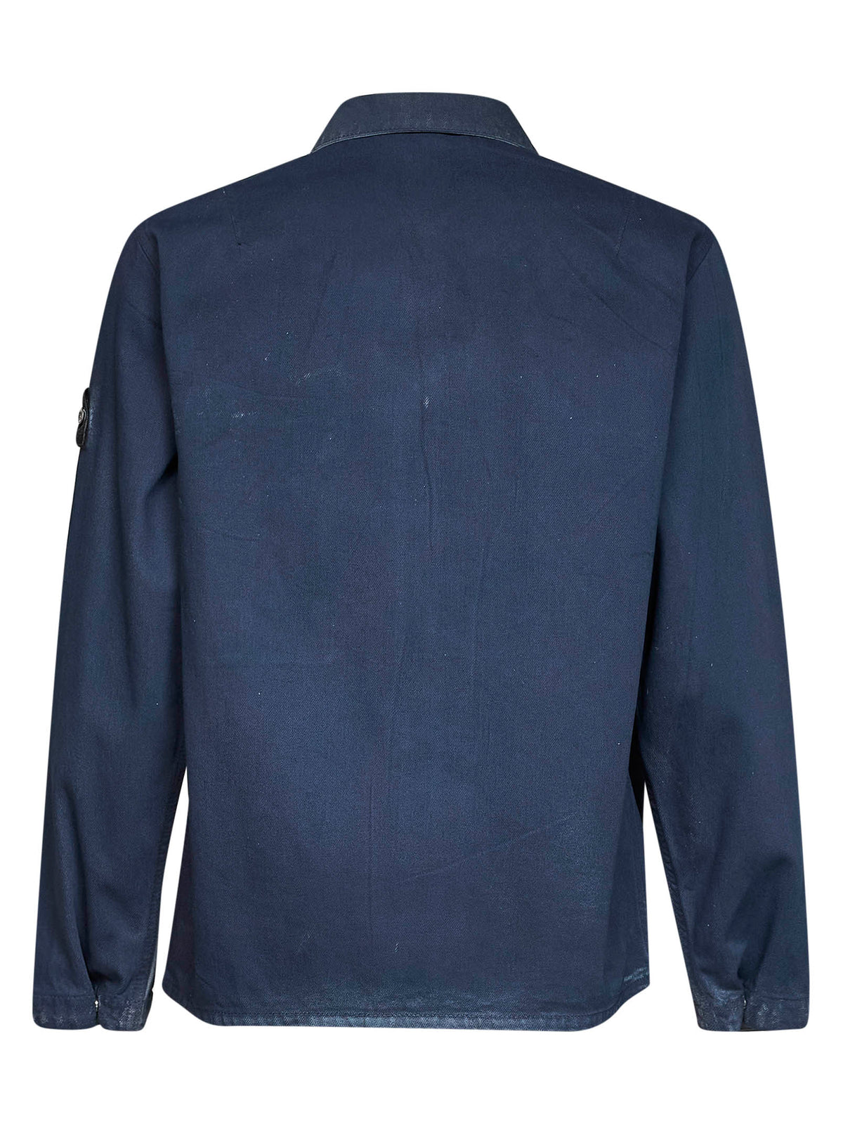 Camicia in denim di cotone blu