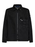 Camicia in denim di cotone nero