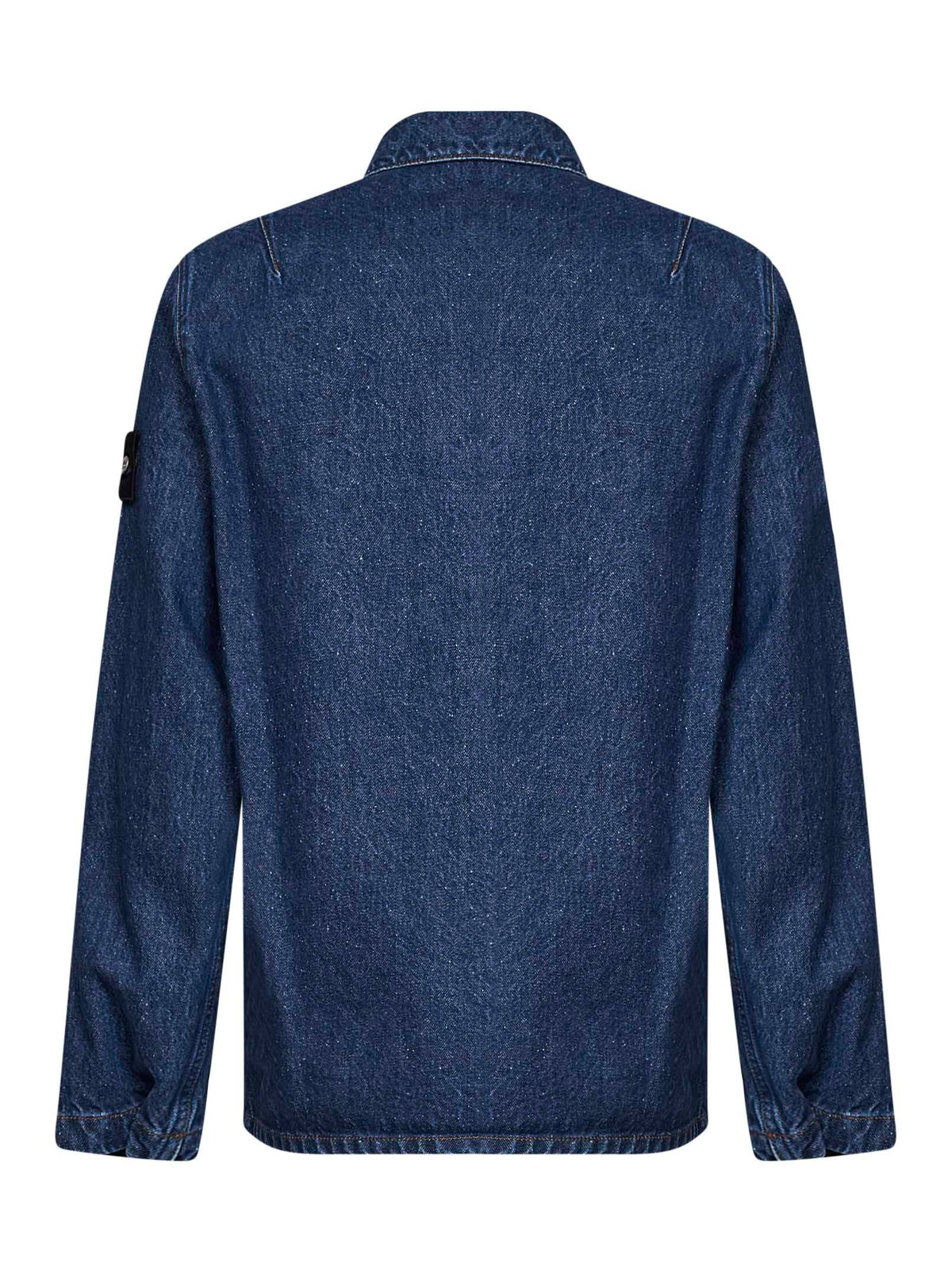 Camicia in denim di cotone blu