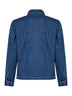Coach jacket in denim di cotone blu