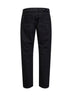Black lightweight 13 oz denim five-pocket jeans