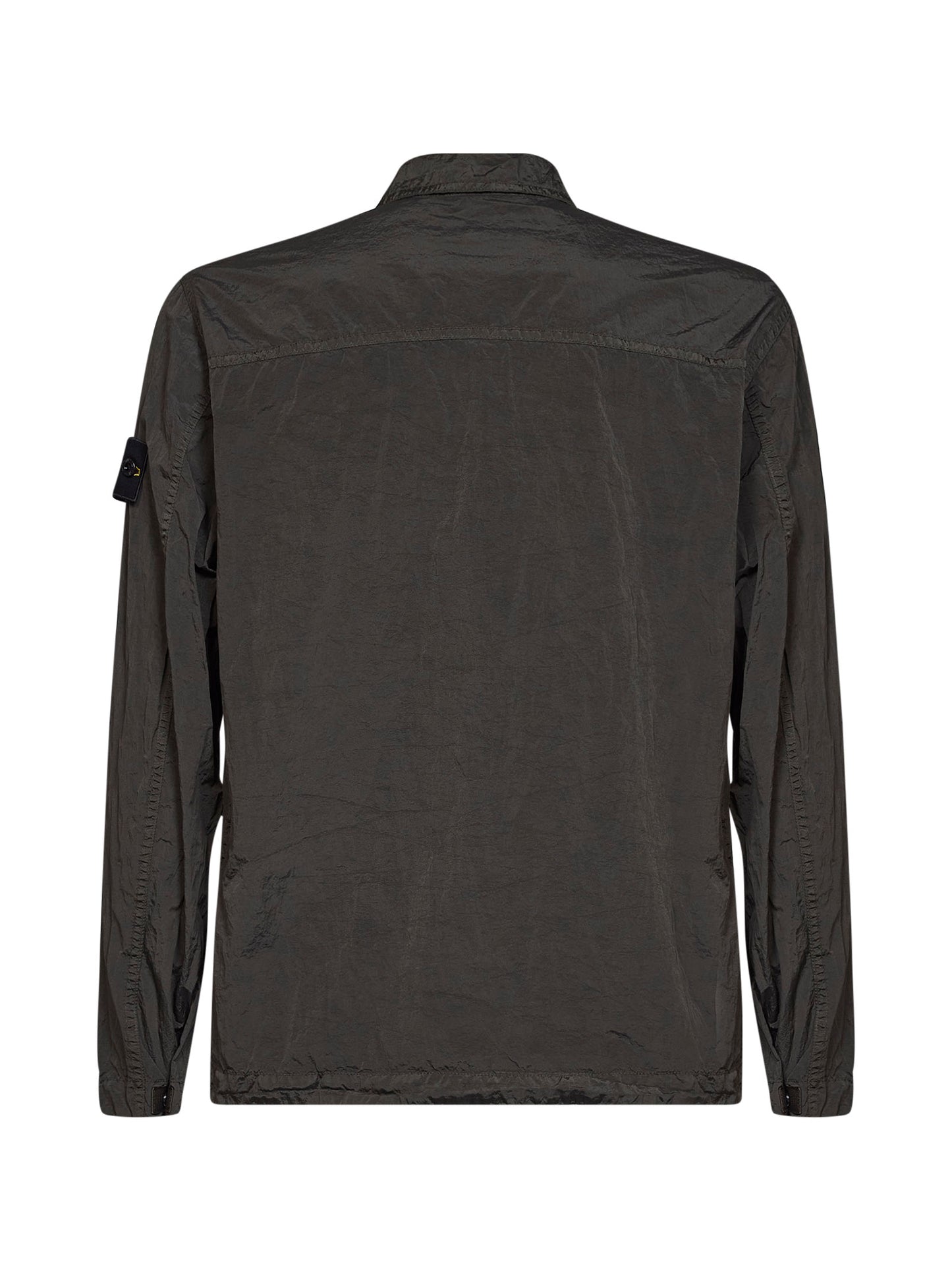 Coal grey Nylon Metal overshirt