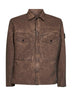 Lead grey corduroy overshirt